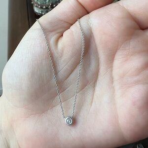 Mejuri Diamond Necklace 14k White gold